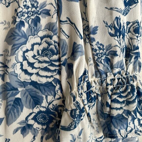 Reformation Constance Floral Print Puff Sleeve Top - Picture 7 of 16